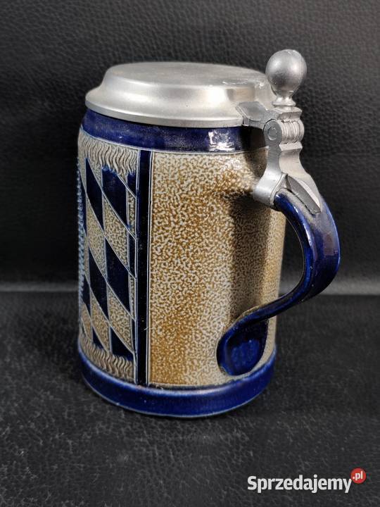 Niemiecki Kufel do Piwa Bierkrug 05L Lew Poddębice sprzedam