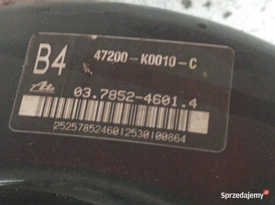 POMPA HAMULCOWA SERWO 47200K0010C Toyota Yaris