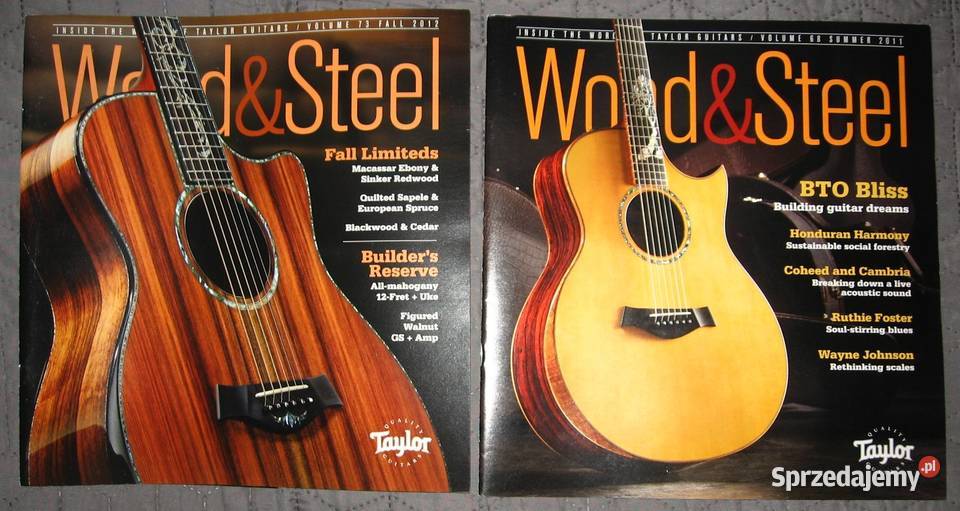 Wood Steel magazine Inside the World of Taylor pomorskie Kępice sprzedam