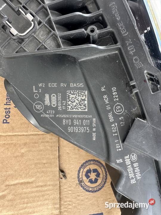 Lampa Przednia Lewa AUDI A3 8Y0 20 FULL LED lewe Lampy przednie sprzedam