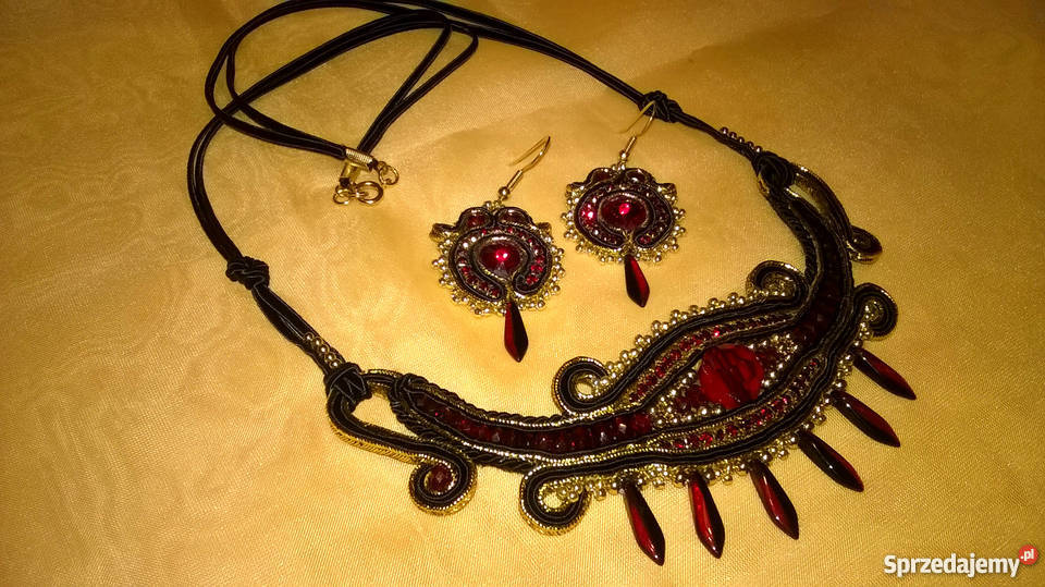 KOMPLET ORIENTALNY naszyjnik i kolczyki Warszawa