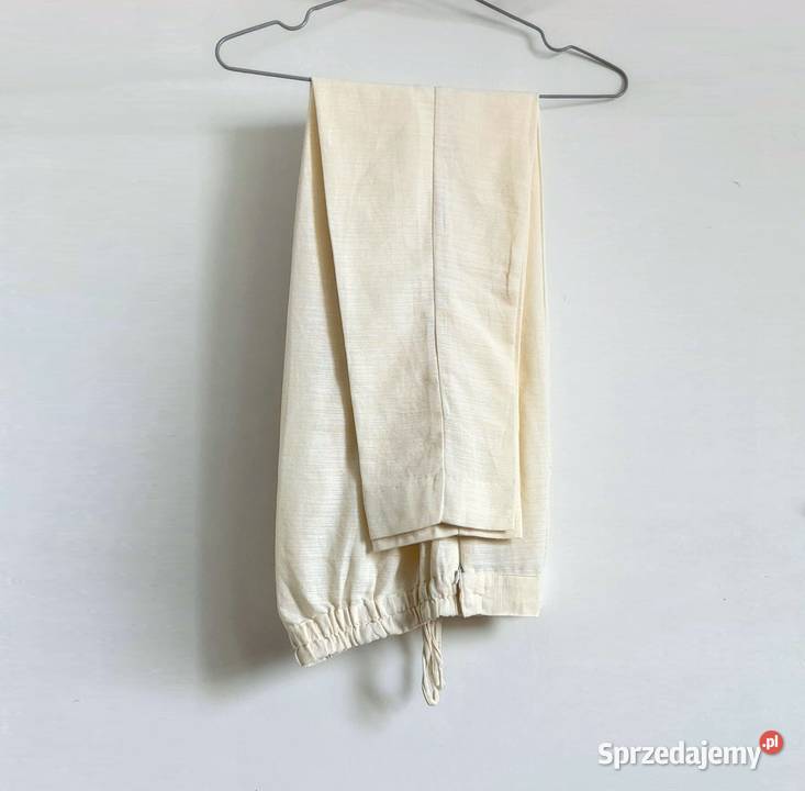 Nowy biały komplet indyjski M 38 boho bohemian Bluzki i koszule sprzedam