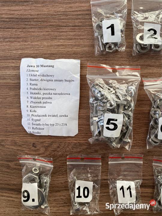 NOWY zestaw śrub NIERDZEWNYCH jawa 50 typ 23 Bielsko-Biała