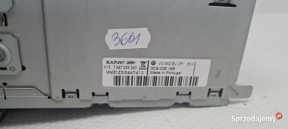 VW RCD510 Passat B7 Golf VI Radio 6CD Mp3 Aux SD Elektronika Jarocin sprzedam