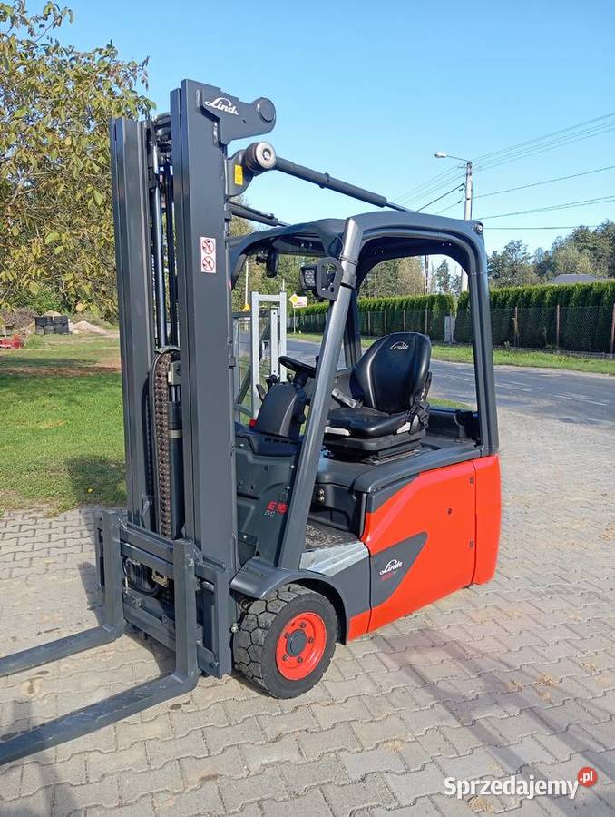 Wózek widłowy Linde E16 EVO 2016r Triplex 522m Błędów