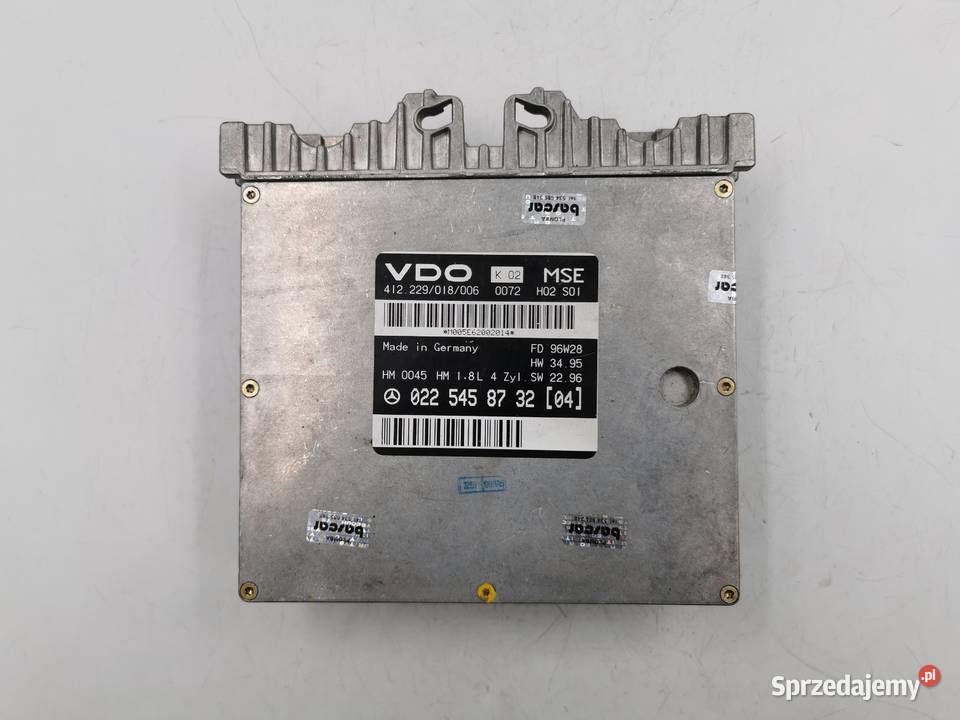 Sterownik Silnika Mercedes C Klasa W202 C180 18 mazowieckie Wyszków