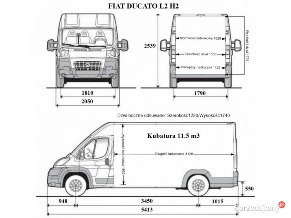 Fiat Ducato 23 JTD 140 L2H2 Faktura VAT ZADBANY Rok produkcji 2019 kujawsko-pomorskie Skępe