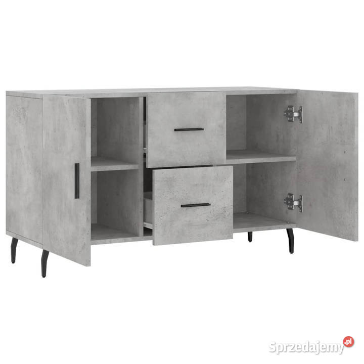Komoda szarość betonu 100x36x60 materiał Warszawa