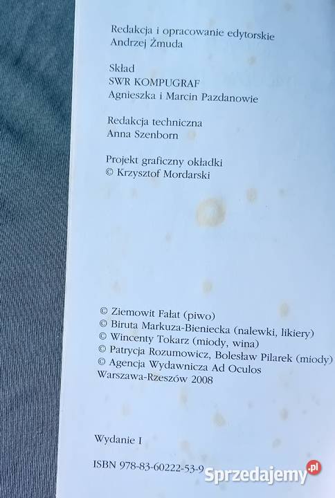 Księga domowych nalewek win miodów i piwa Pr sprzedam