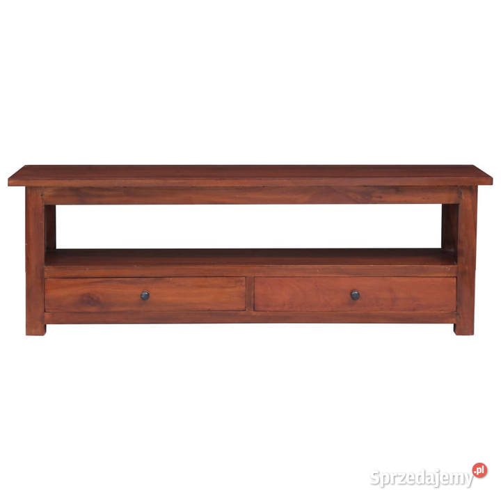 Szafka pod TV brązowa 115x30x40 lite drewno Warszawa sprzedam