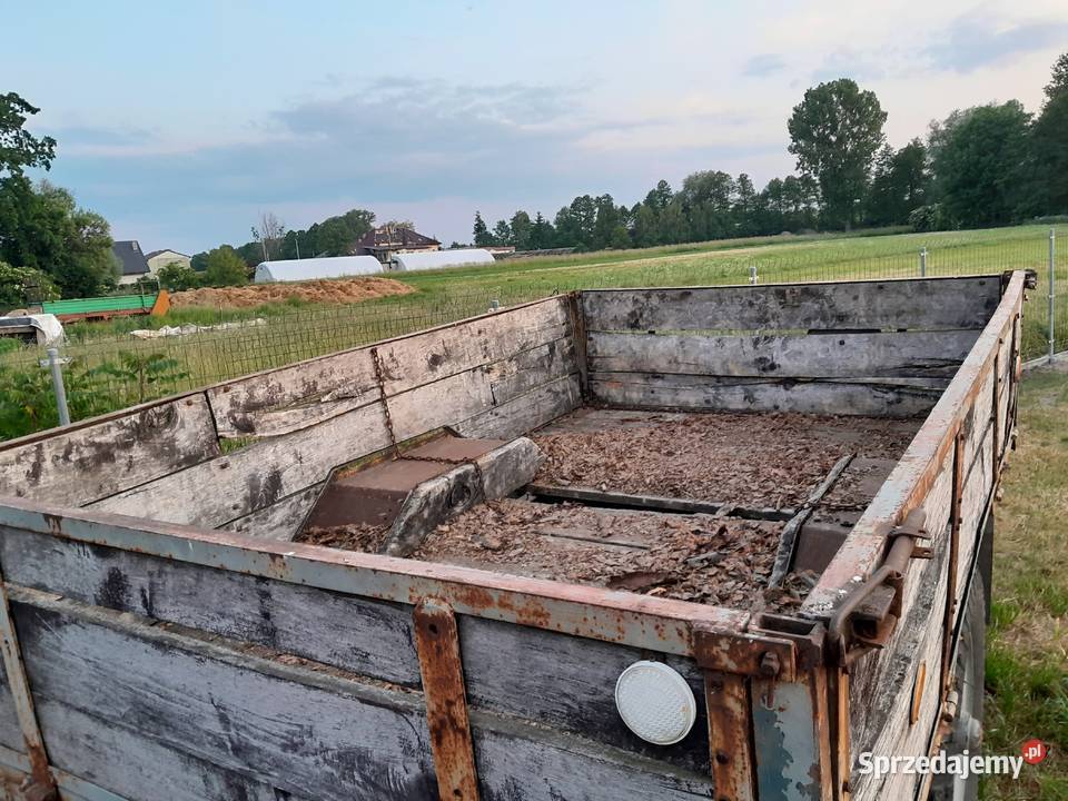 Przyczepa jednoosiowa zarejestrowana wielkopolskie Grodziec