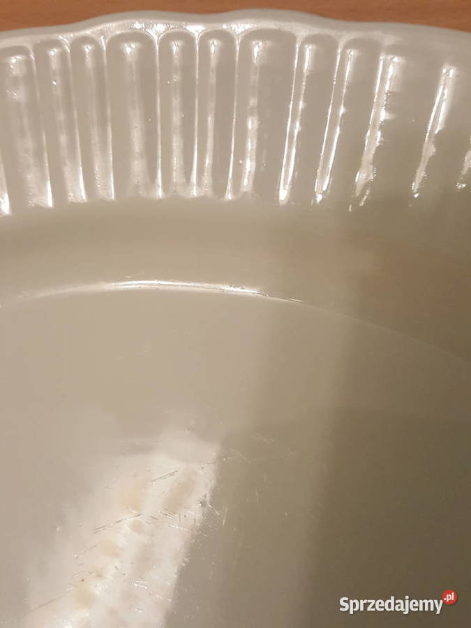 PÓŁMISEK owalny duży biały porcelana Włocławek z wielkopolskie Złotniki