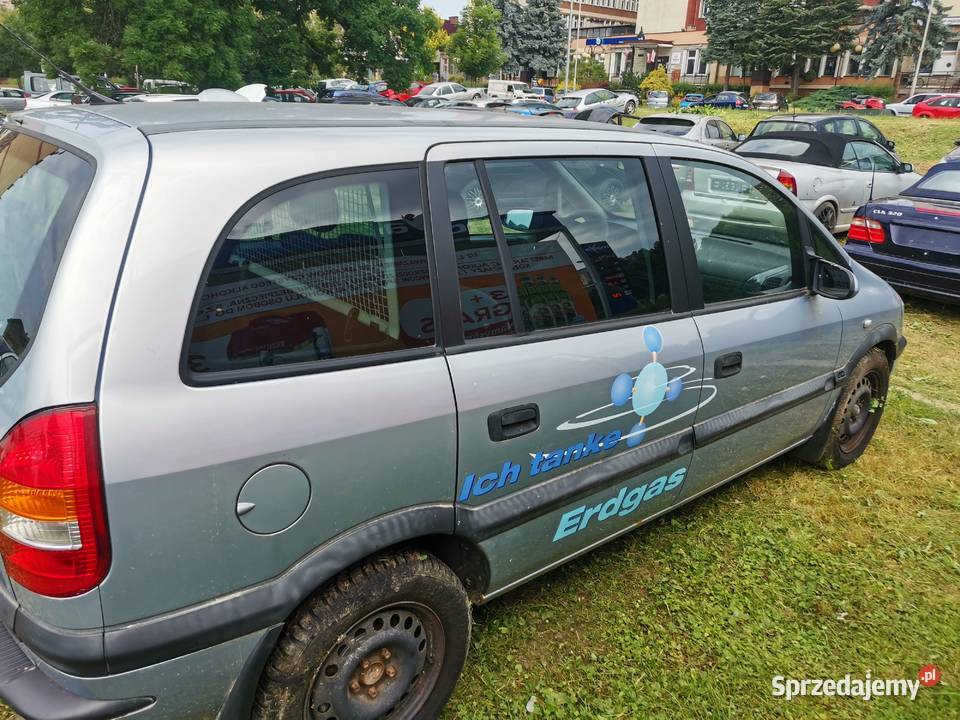Opel Zafira nie lpg gaz CNG hak nowe tarcze 112520km Tarnów