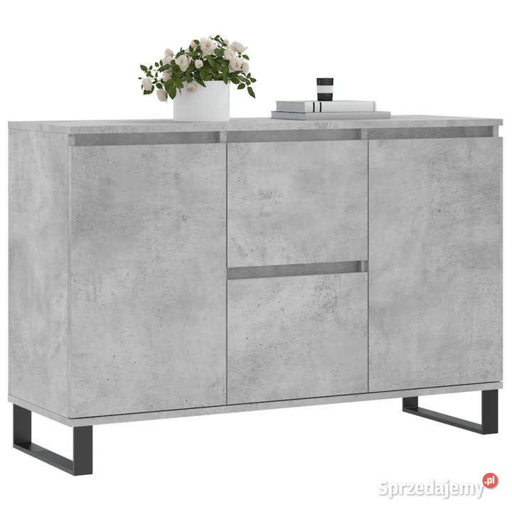 Szafka szarość betonu 104x35x70 materiał Pozostałe Warszawa