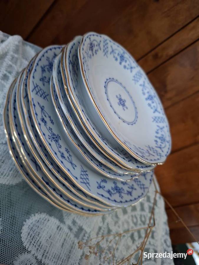 Zestaw porcelany wzór słomkowy mazowieckie Jaktorów-Kolonia sprzedam