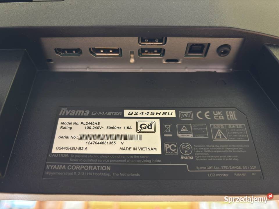 Monitor Gamingowy iiyama G2445HSUB2 100Hz Elbląg