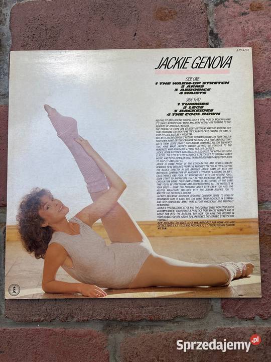 Jackie Genova Work That Body LP UK Ex aerobik na Płyty i kasety Poznań