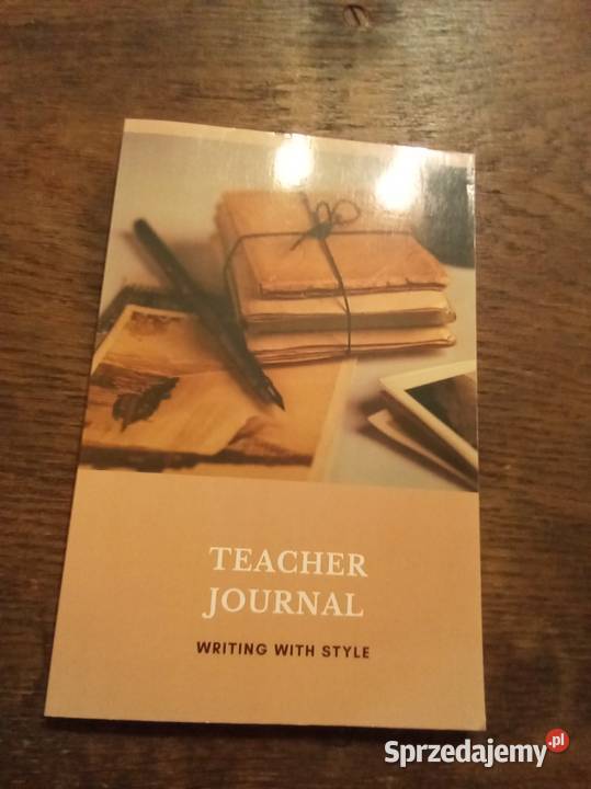 Teacher journal writing with style miękka mazowieckie