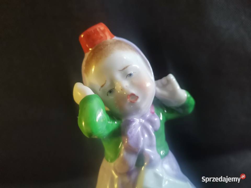 Stara figurka porcelanowa lalka Gebruder Heubach śląskie Siemianowice Śląskie