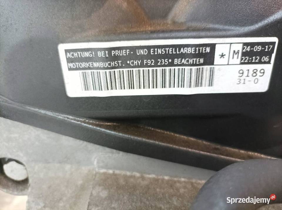 SILNIK KOMPLETNY BENZYNA CHY 10 MPI VW