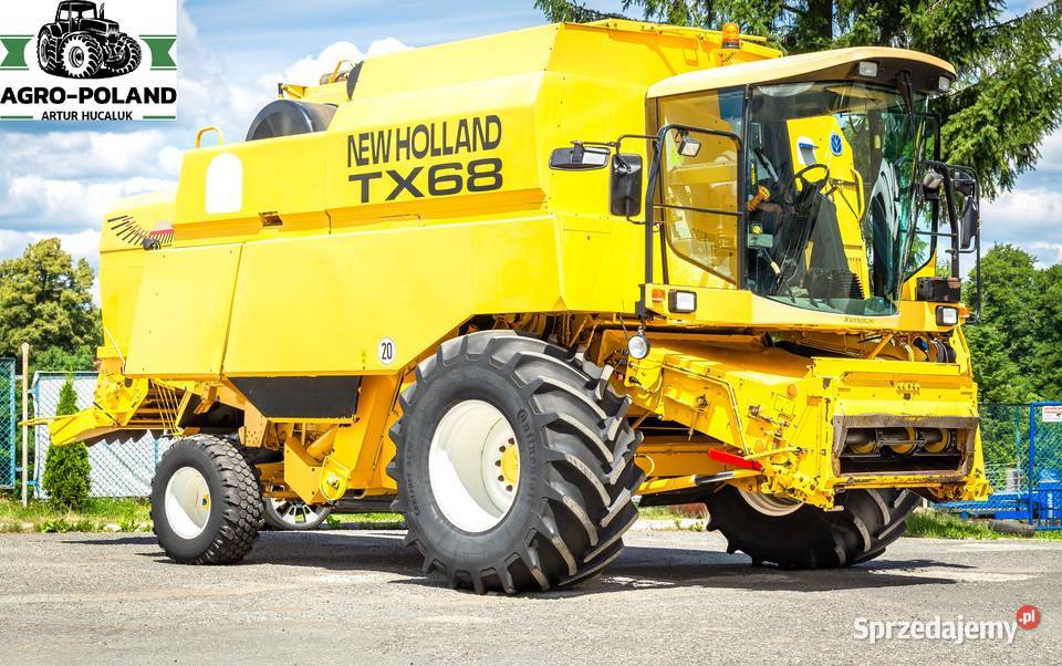 Kombajn zbożowy HOLLAND TX 68 PLUS 2002 61 M dolnośląskie Kudowa-Zdrój