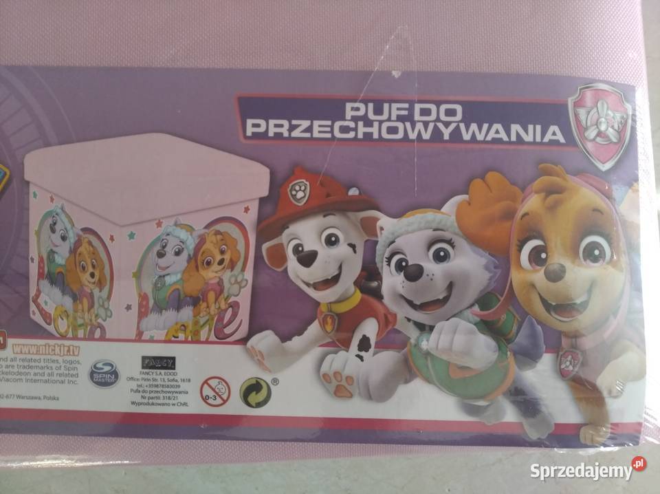 NAJTANIEJ Puf Do Przechowywania Psi Patrol Pufek