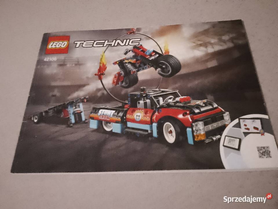 LEGO Technic 42106 furgonetka z przyczepą i Gaszyn sprzedam