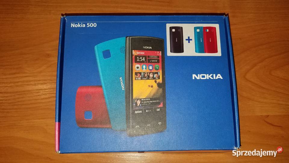 Telefon komórkowy NOKIA 500 czarny pudełko i Białystok