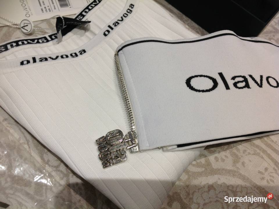 Sukienka Letnia Damska OLAVOGA S SM Biała NOWA Ołówkowa  Nowa Sól