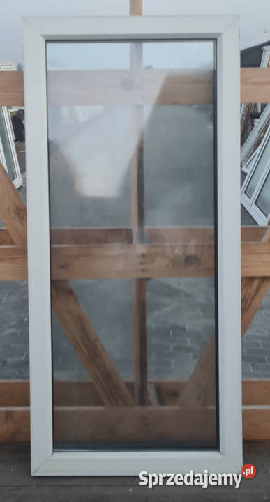 OKNA KacprzaK Witryna 59X127 FIX Używany PCV mazowieckie sprzedam