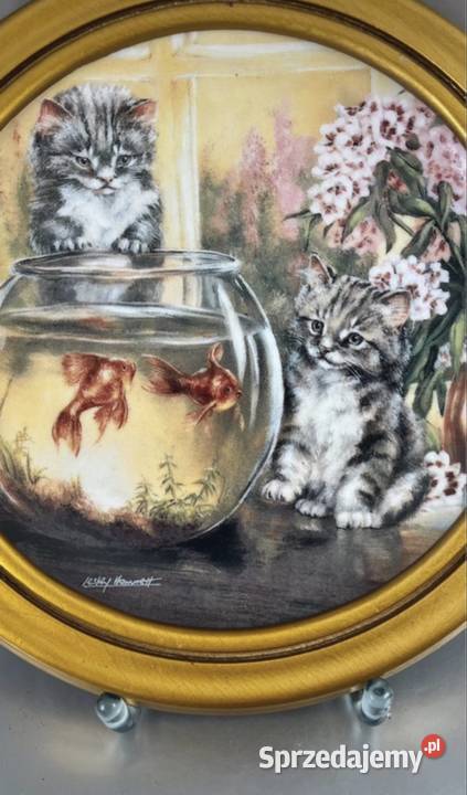 Talerz w ramce do zawieszenia Franklin Porcelana i szkło Zielona Góra sprzedam