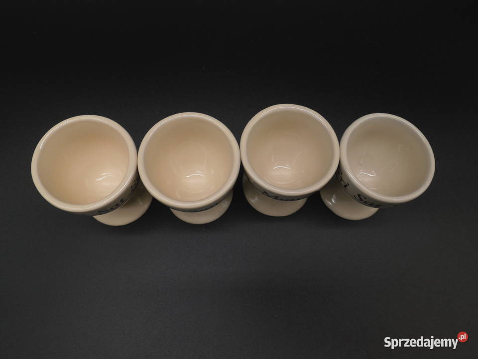 Kieliszki do jajek ecru 4 Raszków