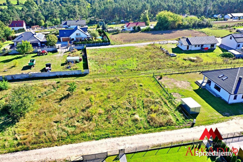 sprzedaży działki Machnacz 1005m2 kanalizacja
