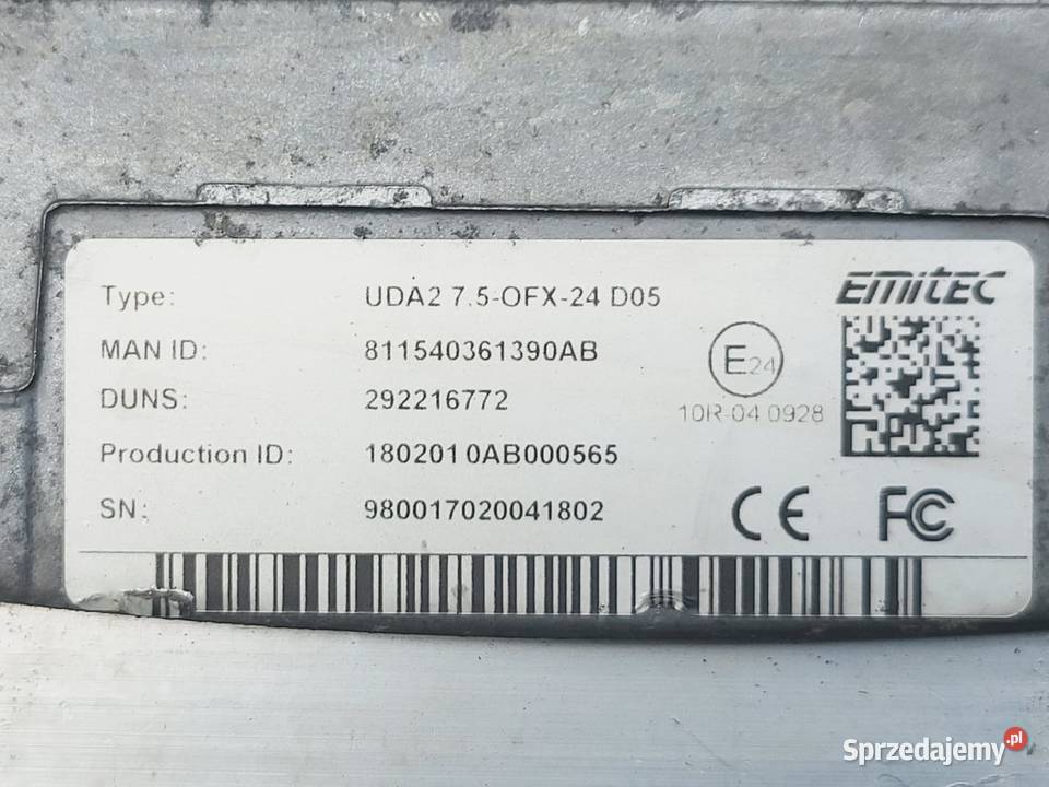 Pompa Adblue modul MAN Euro 6 TGX TGS EMITEC świętokrzyskie