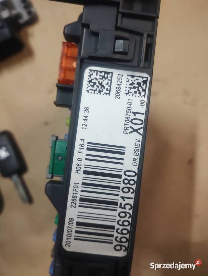 Zestaw startowy peugeot 207 14 HDi Układ elektryczny silnika Płońsk