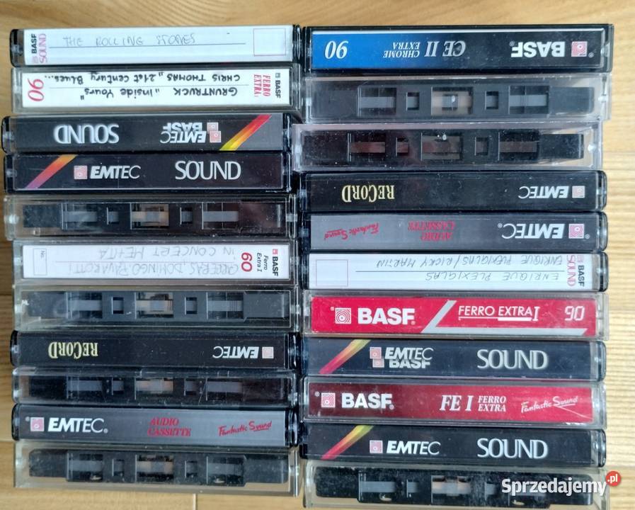 Kasety magnetowidowe używane pakiet 22 sztuki