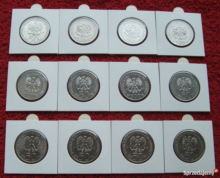 ZESTAW MONET POCZET KRÓLÓW POLSKICH KOMPLET Katowice