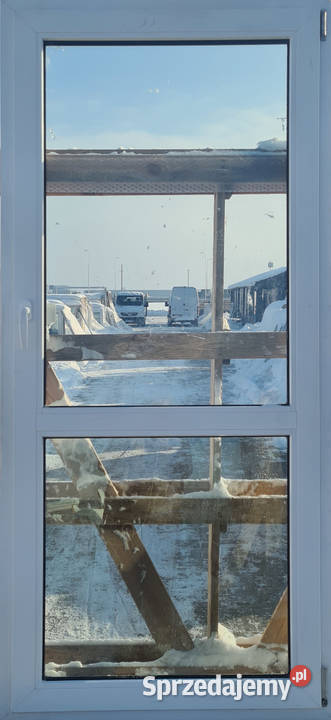 OKNA KacprzaK 94X210 Okno Balkonowe Używane PCV Lublin