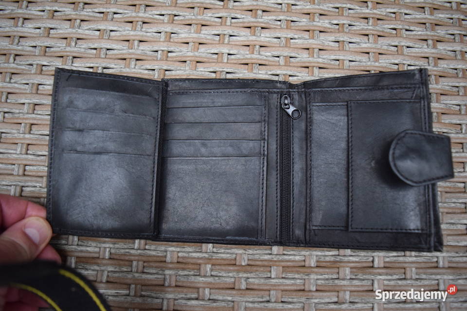 PORTFELE Skórzane z Niemiec 2 Sztuki Nowe Okazja Dla mężczyzn Olsztyn