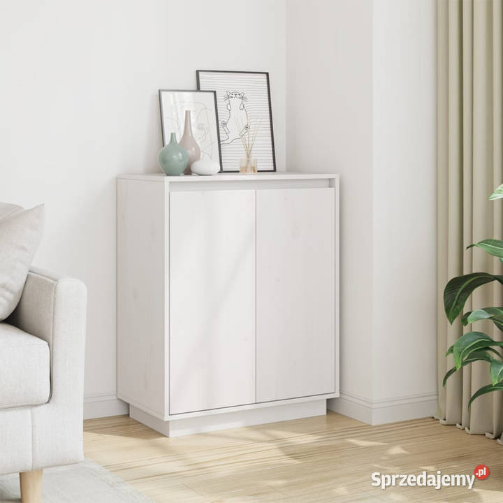 Szafka biała 60x34x75 lite drewno sosnowe Warszawa sprzedam