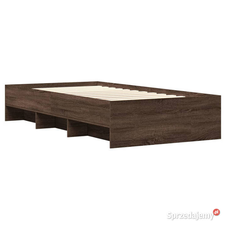 Łóżko bez materaca brązowy dąb 75x190 WM3295715 78cm Warszawa