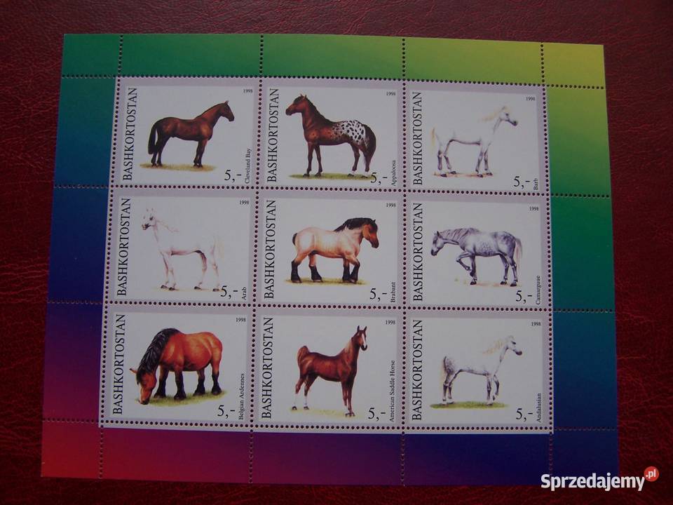 Baszkiria 1998 MNH Fauna Zwierzęta Konie Tychy