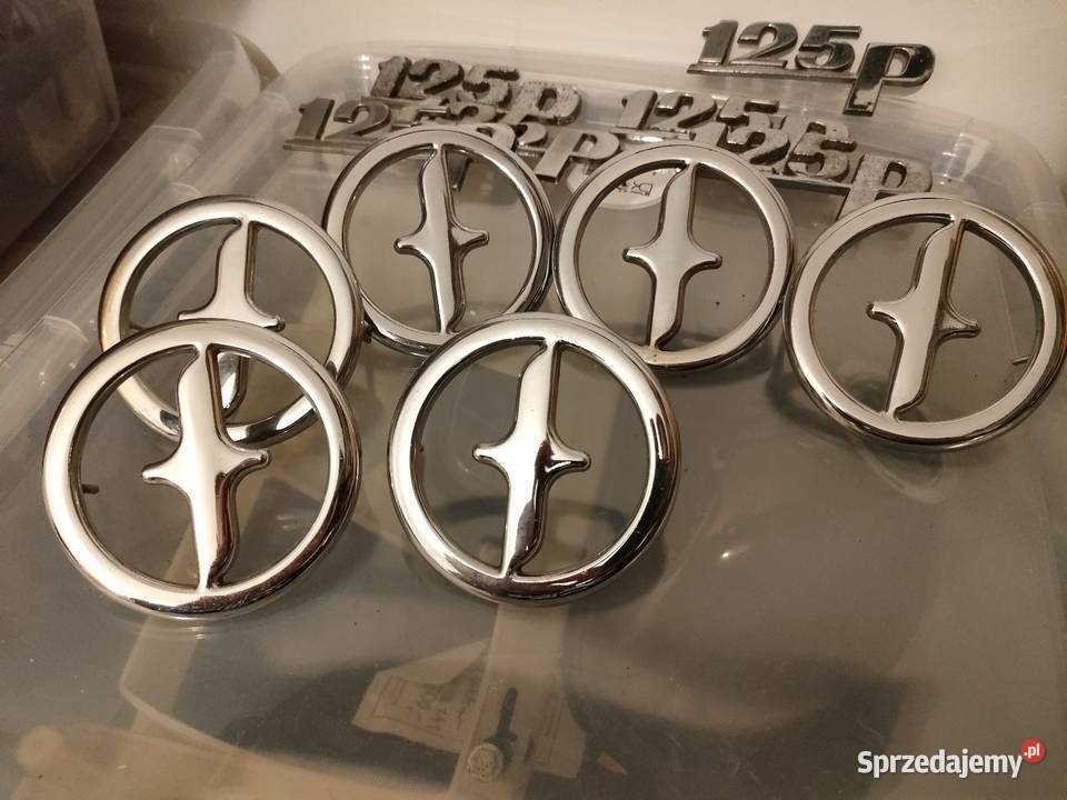 Emblemat fso okrągły polonez borewicz fiat 125p Piaseczno