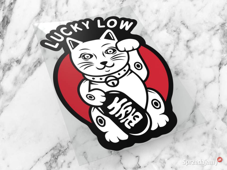 Naklejka LUCKY LOW 7 x 5 drift japan jpn jdm Choroszcz