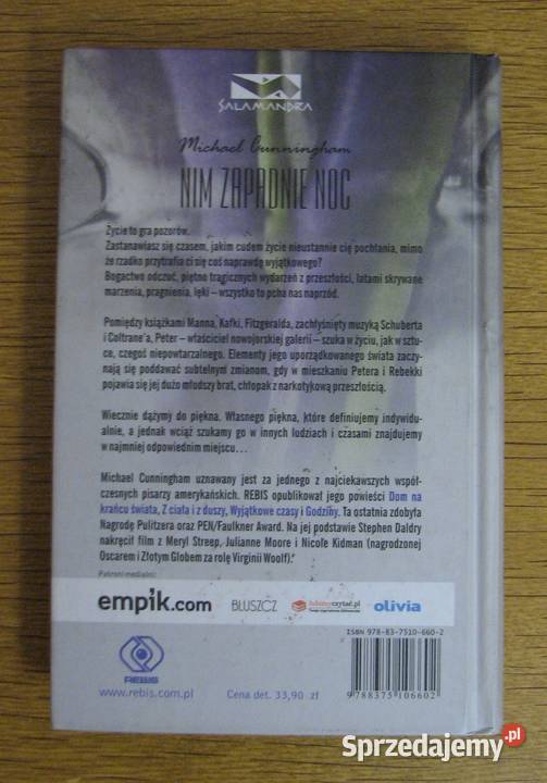 Michael Cunningham Nim zapadnie noc społeczno-obyczajowe Parczew
