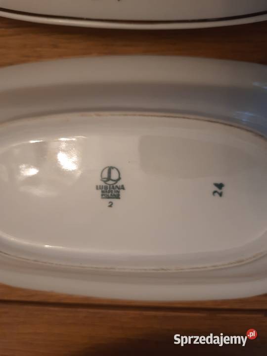 Serwis zestaw naczyń obiadowych wzór kaszubski Morąg