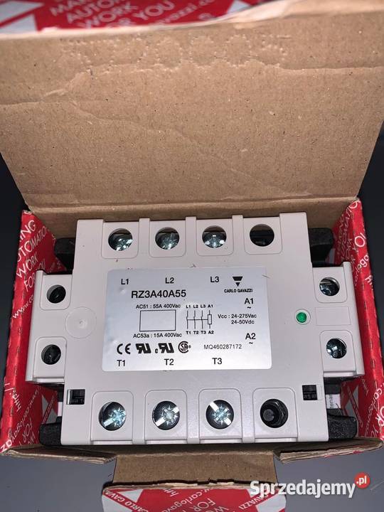 Przekaźnik RZ3A40A55 CARLO GAVAZZI Pozostałe Warszawa
