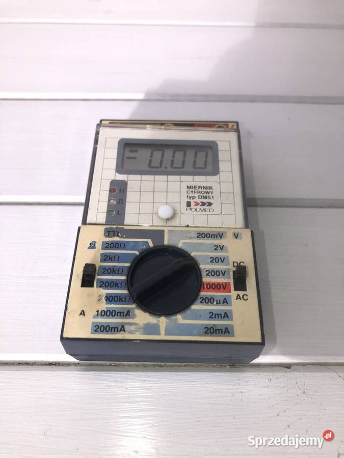 Miernik cyfrowy DM51 Polmed kolekcjonera Jaworzno