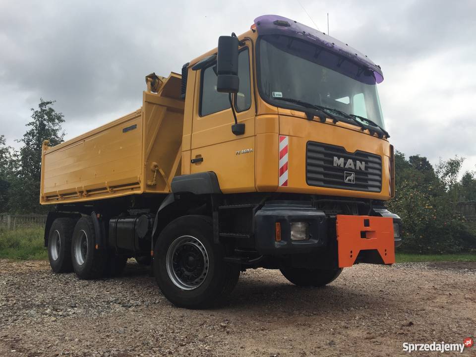Man wywrotka FE 460A 2001 6x4 Rok produkcji 2001 Przysucha