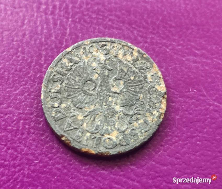 Moneta przedwojenna Sanacja II RP 1 grosz 1937 Numizmatyka